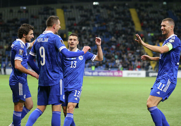 Сборная Боснии и Герцеговины объявила заявку на матч против Украины. Фото: REUTERS / PAVEL MIKHEYEV