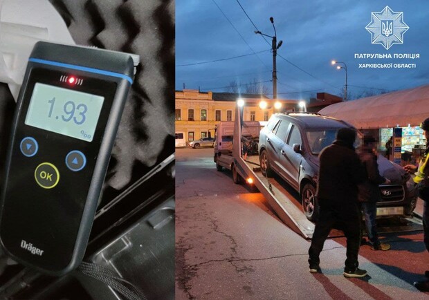 В центре Харькова пьяный на Hyundai разбил несколько припаркованных машин (видео). 
