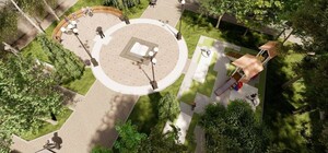 Возле площади Льва Толстого откроют сквер с фонтаном-книгой