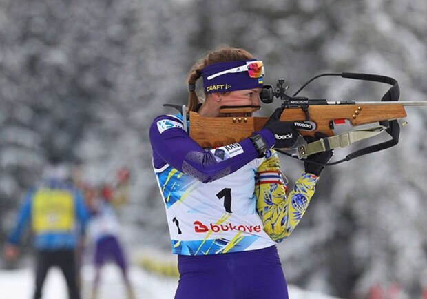 Украинская биатлонистка Ирина Петренко выиграла "серебро" на Кубке IBU. 