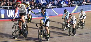 Украинка Елена Старикова выиграла кейрин на этапе Лиги чемпионов по велотреку (видео)
