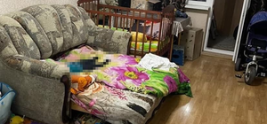 Задушила двухлетнего сына поясом: опубликованы фото из квартиры на Салтовке, где произошло убийство