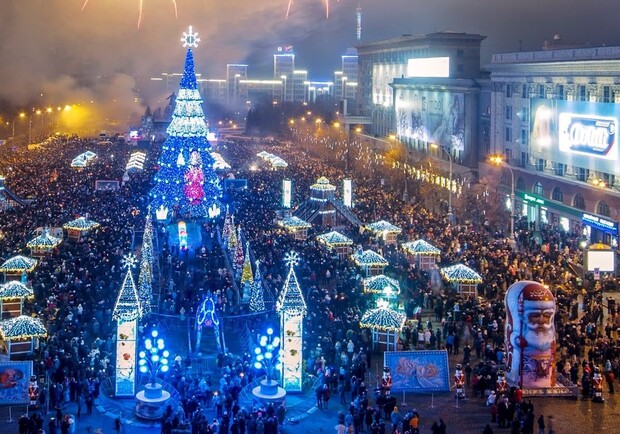 Когда в Харькове официально откроют главную елку на площади Свободы. 