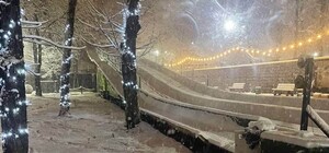 В Гидропарке открылась самая большая в столице горка сноутюбинга