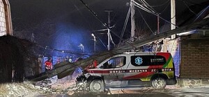 Под Киевом водитель 