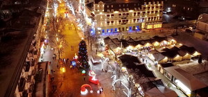 Как выглядит новогодняя Одесса с высоты птичьего полета: смотри видео