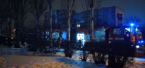 В Запорожье из пылающего общежития эвакуировали 28 человек