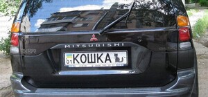 Оригинальные автомобильные номера на улицах Киева - фото