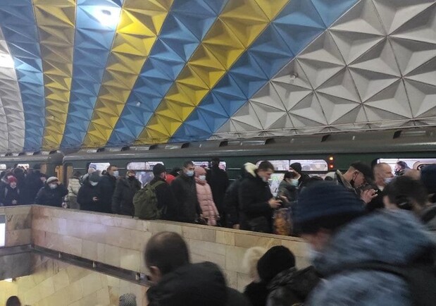 В Харькове не работали четыре станции метро. 