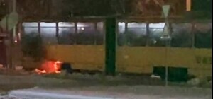 На Сихові під час руху загорівся трамвай