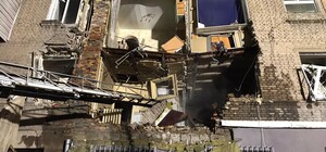 В Запорожье произошел взрыв в доме возле ТРЦ 