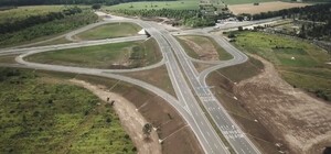 Под Полтавой украли металл с новой автомобильной эстакады