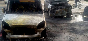 В ночь на День Святого Валентина в Одессе сожгли несколько авто (видео)