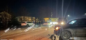 Несподівано вилетів Lexus: львівська маршрутка потрапила у потрійну ДТП