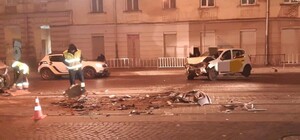 Нетверезий водій спричинив потрійну ДТП у центрі Львова (фото, відео)