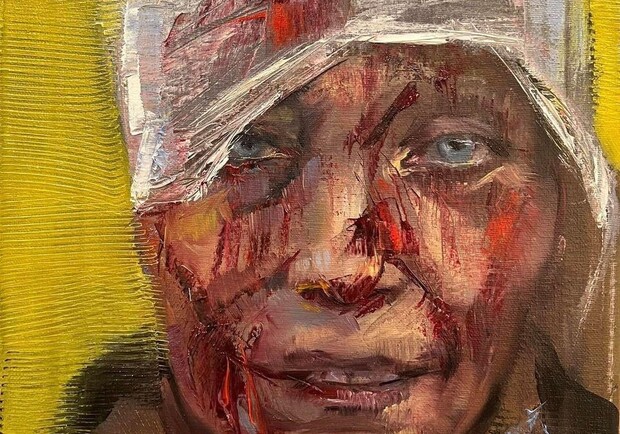Портрет учительницы из Чугуева, раненой россиянами, продали за 100 000$