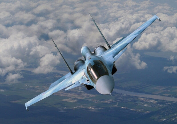 В Харьковской области украинское ПВО уничтожило еще один российский истребитель-бомбардировщик Су-34. 