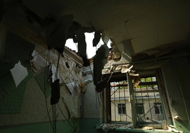 Як виглядає онкоцентр у Харкові після російських обстрілів. 