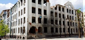 Остались одни стены: разрушенный корпус ХНУ имени Каразина ждет масштабная реконструкция, — Терехов