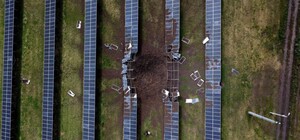 У Мерефі росіяни знищили електропідстанцію, яка працювала на сонячних батареях (фото)