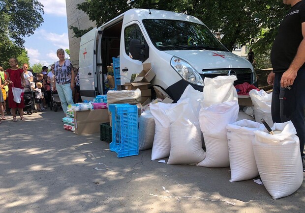 Где в Харькове раздается гуманитарная помощь 28 июля. 
