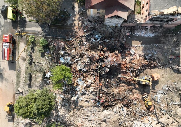 Что осталось от общежития в Харькове после удара "Искандером" 