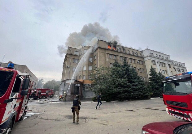 Оккупанты ударили по зданию следственного управления в Харькове. 