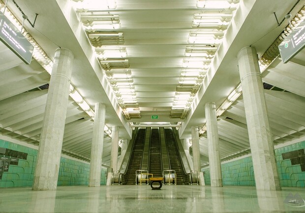 В Харьковском метро снова заработали эскалаторы. 