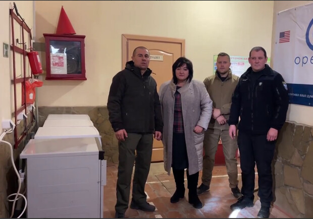 У Харківській області біля кордону з РФ відкрили громадську пральню. 