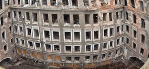 Как выглядит Дворец Труда в Харькове после российских обстрелов (фото)