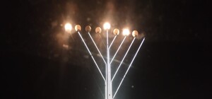 В Одессе установили огромный девятисвечник