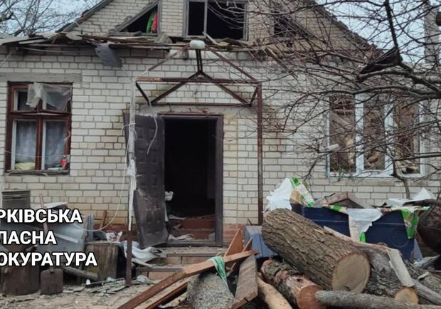 Росіяни обстріляли село на Харківщині.