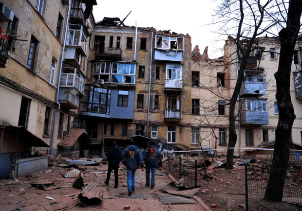 В ХТС рассказали, когда вернут отопление в поврежденный дом в Киевском районе. 