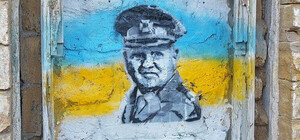 В Одессе на стене дома нарисовали портрет Валерия Залужного