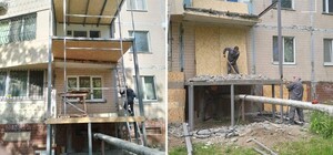 В Одессе снесли очередной царь-балкон 