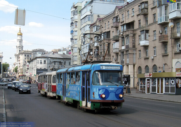 Трамвай №3 временно не будет ходить на Залютино: в чем причина. 