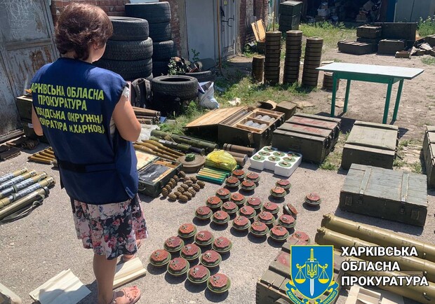 В Харькове обнаружили арсенал оружия и боеприпасов. 