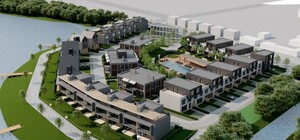 В Днепре на берегу озера планируется построить новый жилой массив