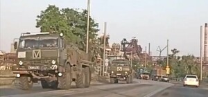 РФ перекидає велику кількість живої сили та БК через Маріуполь в напрям Бердянська