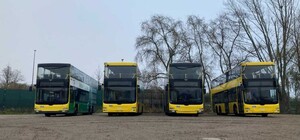 Где в Киеве будут ездить двухэтажные автобусы от Германии