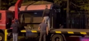 Кофейню в Дюковском парке все-таки снесли (видео)