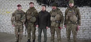 Президент Зеленський відвідав військову частину під Куп'янськом