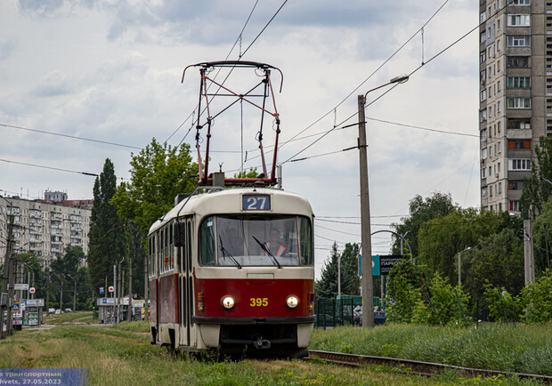 На Салтовке трамваи временно изменят маршрут. 