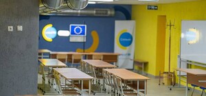 Як виглядає оновлене укриття в запорізькій гімназії, яка відкриється у вересні