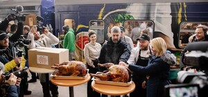 До Дніпра завітав перший у світі автономний поїзд-кухня Food Train