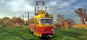 В Одессе из-за непогоды не курсируют трамваи по одному из маршрутов: подтопило колею (обновлено)