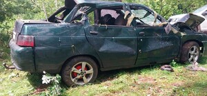 В Изюмском районе автомобиль упал в реку: погибли парень и девушка