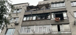 Массированная атака на Павлоград: повреждения получили пожарная часть и жилой дом