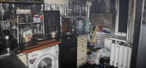 В Одессе из-за замыкания кондиционера вспыхнул пожар в квартире