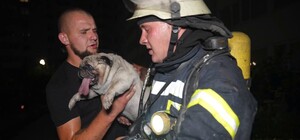 В Одесском районе горел ЖМ 